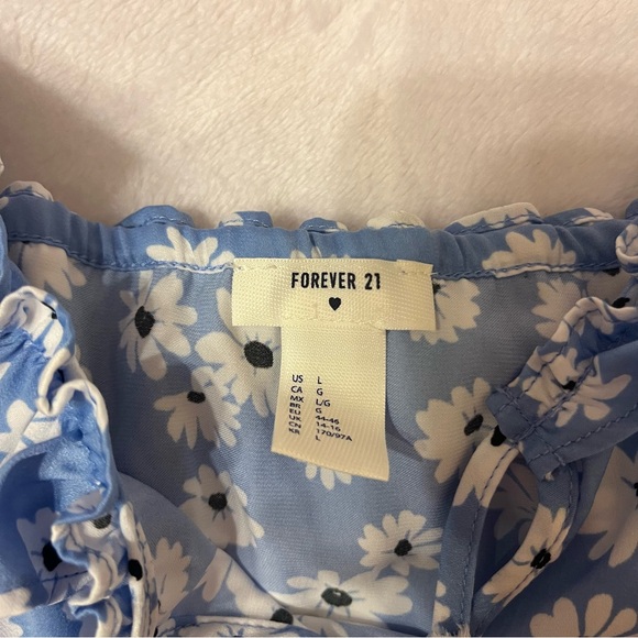 Forever 21 floral pj set size large - Picture 3 of 7